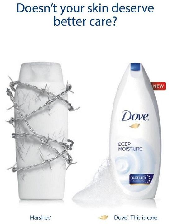 dove comparison imag